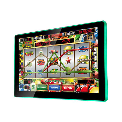 VESA montaje capacitivo de pantalla táctil monitor de 23,8 pulgadas con borde lateral LED bisel