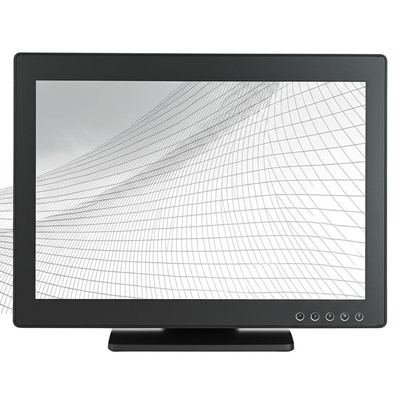Monitor táctil industrial de alta resolución con resolución RS232 / USB de 1280 x 1024 y tiempo de respuesta de 5 ms