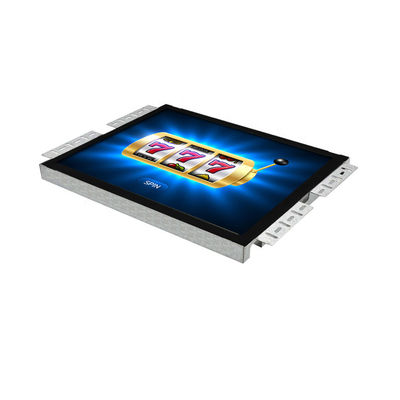 Monitor de pantalla táctil de juegos de infrarrojos de 17 pulgadas personalizable para los requisitos del cliente