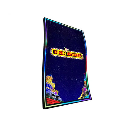 55 pulgadas en forma de S PCAP 3M/ELO Curva de pantalla táctil de protocolo de monitor para pantalla de juego vertical