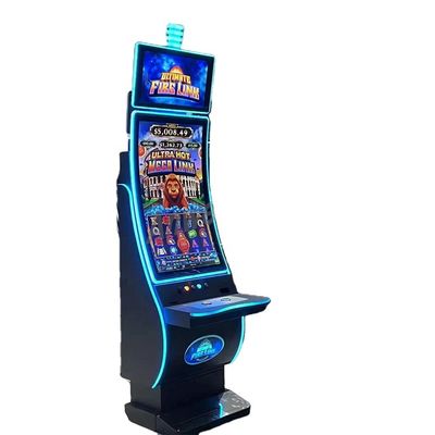 Máquina tragamonedas de gabinete de metal de 110V/220V 43 pulgadas de pantalla táctil de juego curvada