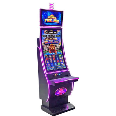 Máquina tragamonedas de gabinete de metal de 110V/220V 43 pulgadas de pantalla táctil de juego curvada