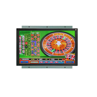 Monitor táctil de infrarrojos de 22 pulgadas con entrada de señal VGA / CGA para juegos e interactivos