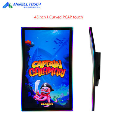 Anwell Touch Nueva pantalla táctil curva de 43' J 1920 X 1080 Full HD Curva de juegos PCAP