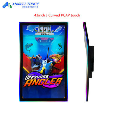 J forma curvada de 144Hz para juegos PCAP 43' 'Touch Screen Monitor para juegos