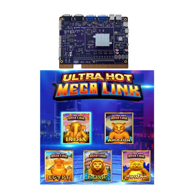 HET Habilidad Juego Megalink Mega Link 6 en 1 Pcb tablero de juegos US PLUG