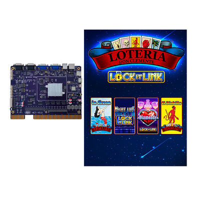 Juego de habilidad 4 en 1 Pcb Juego múltiple Lock It Link Lotería Para máquina de arcade
