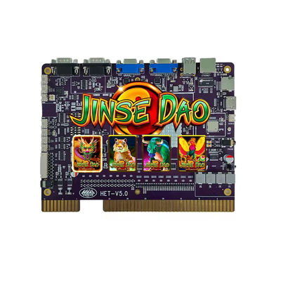 Juego de habilidad Jinse Dao 4 en 1 Juegos múltiples para la sala de juegos