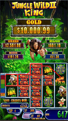 Juego de habilidad Jungle Wild II King para la máquina de juego