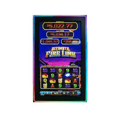 43 pulgadas WMS / POG / Firelink Juego Infrarrojo pantalla táctil Monitor con luz lateral LED