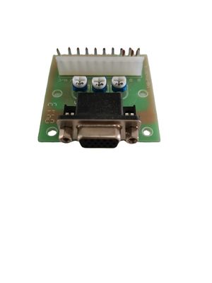 Conector VGA RGB CGA para POG POT O Convertidor de señal de oro Partes de repuesto de placa de PCB