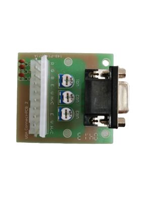 Conector VGA RGB CGA para POG POT O Convertidor de señal de oro Partes de repuesto de placa de PCB