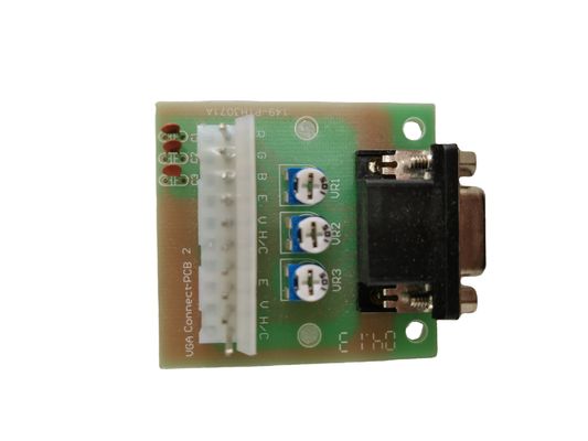 Conector VGA RGB CGA para POG POT O Convertidor de señal de oro Partes de repuesto de placa de PCB