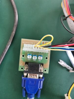 Conector VGA RGB CGA para POG POT O Convertidor de señal de oro Partes de repuesto de placa de PCB