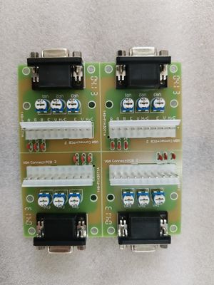 Conector VGA RGB CGA para POG POT O Convertidor de señal de oro Partes de repuesto de placa de PCB
