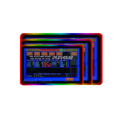 1920 x 1080 27 pulgadas capacitivo toque de juego monitor con borde lateral LED y alta resolución