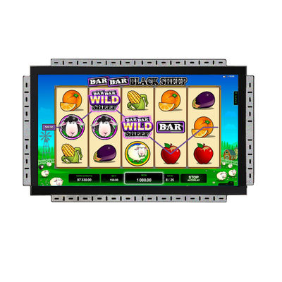 23.8 pulgadas 16 9 pantalla táctil de juegos infrarrojos pantalla táctil interactiva de señalización digital para POG / WMS