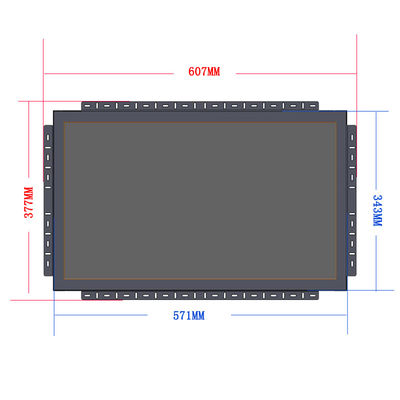 23.8 pulgadas 16 9 pantalla táctil de juegos infrarrojos pantalla táctil interactiva de señalización digital para POG / WMS