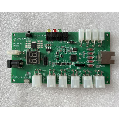 Lámparas LED controlador de juegos PCB de alto rendimiento con botón de control
