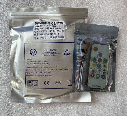 Juego 96luces de 5M Rgb control remoto IP20 16W/12V control remoto de tira Led