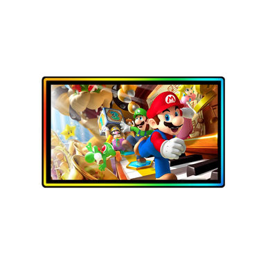 21.5' VESA / Panel Mount PCAP Monitor de juegos de pantalla táctil con vibrante borde lateral LED y tiempo de respuesta de 5 ms