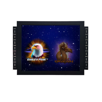 19 pulgadas de alto 4:3 definición de vidrio templado IR Gaming Touch Monitor para Pog / Wms