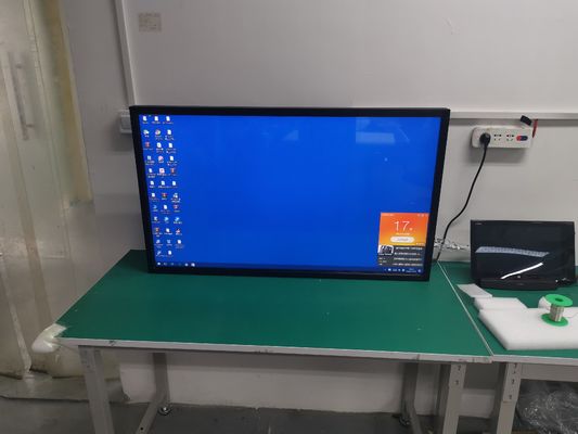 Máquina de juegos de infrarrojos de 55 pulgadas Ultra Responsive 5ms Monitor de pantalla táctil con una precisión de 10 puntos impecable