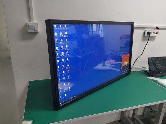 Máquina de juegos de infrarrojos de 55 pulgadas Ultra Responsive 5ms Monitor de pantalla táctil con una precisión de 10 puntos impecable