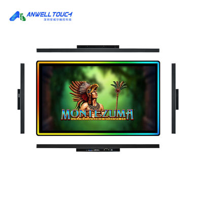 Monitor de pantalla táctil PCAP de 10 puntos de 400 nits VESA/montaje de panel resistente a los arañazos con CE/FCC/RoHS