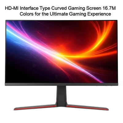 Tipo de interfaz HD-MI Pantalla curva para juegos Colores 16.7M para la mejor experiencia de juego
